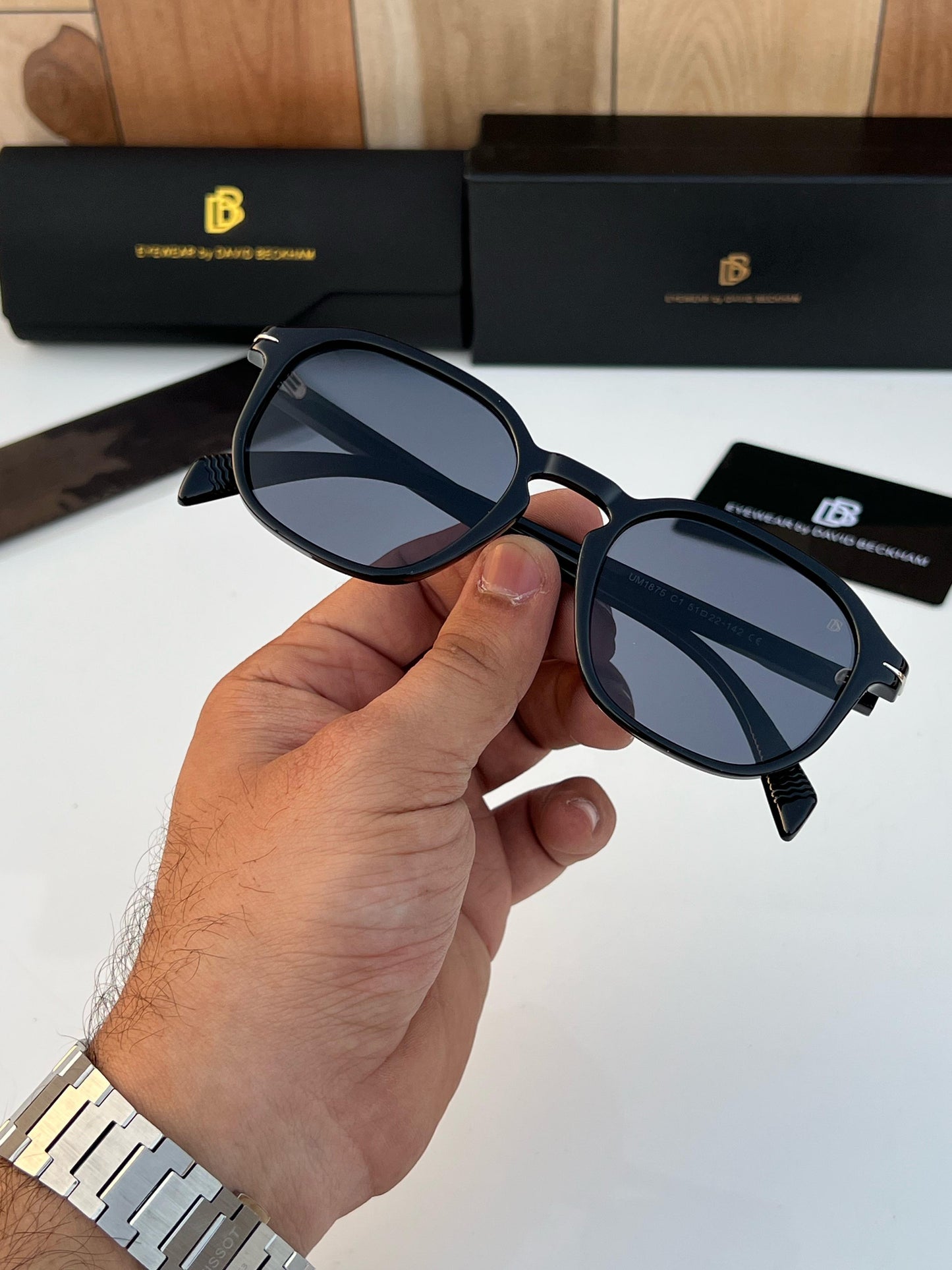 David Beckham Full Black (1875) Sunglass With Og Kit And Packing