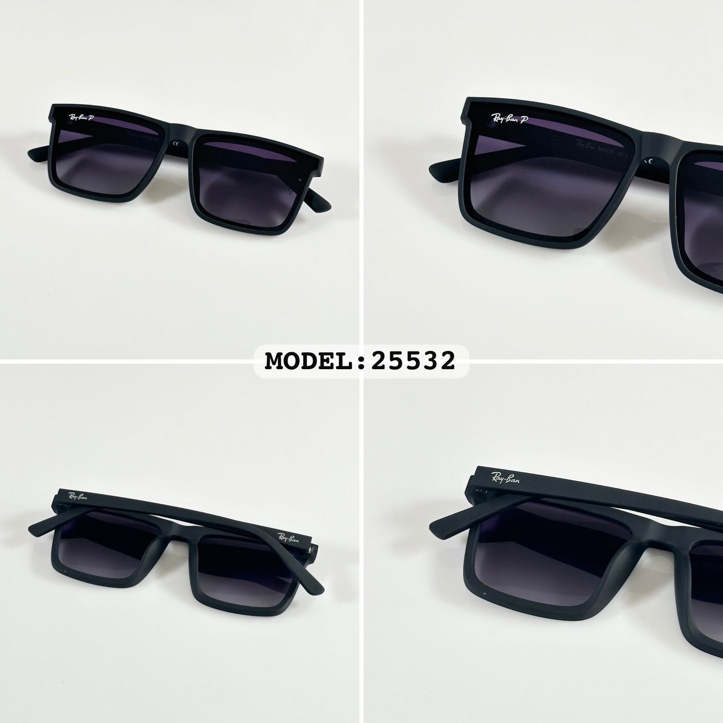 Rayban Black DC (25532) Sunglass With Og Kit And Box Packing