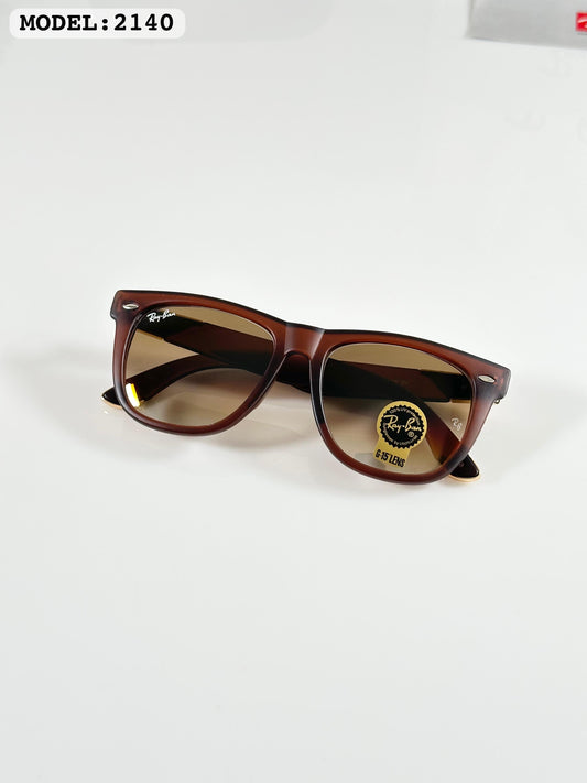 Rayban Gold Brown DC {GLASS} - (2140) Sunglass With Og Kit And Packing