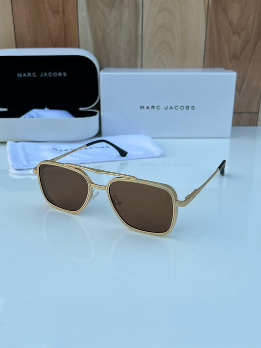 Marc Jacobs Gold Brown (98282) Sunglass With Og Kit And Packing