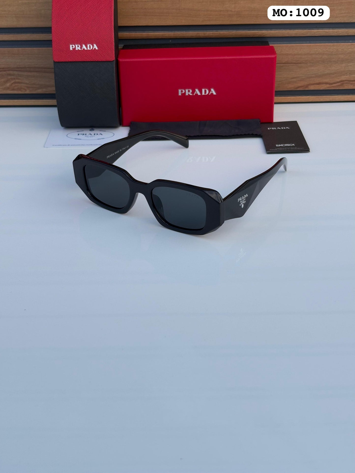 Prada Black (8679) Sunglass With Og Packing