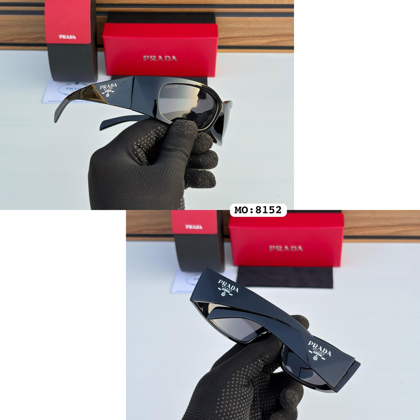 Prada Black (8152) Sunglass With Ig Kit And Packing
