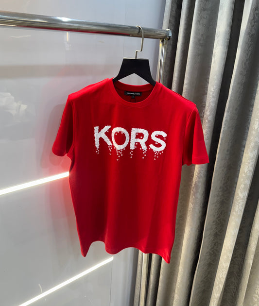 Michael Kors Red Classic Smart Fit T-Shirt
