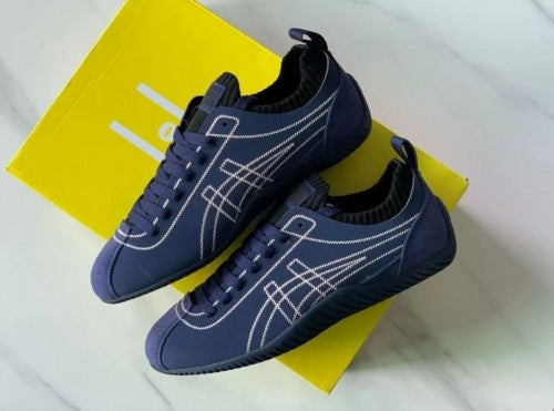 Onitsuka Tiger Sclaw Navy Blue With Ig Box And Packing