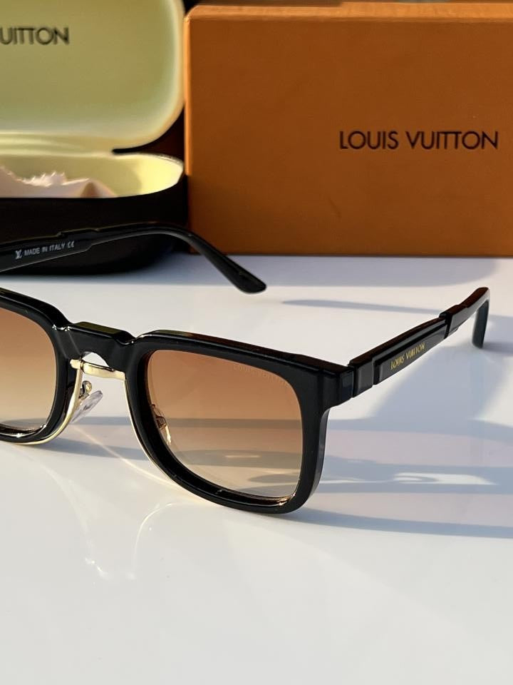 Louis Vuitton Black brown (1008) Sunglass With Original Packing
