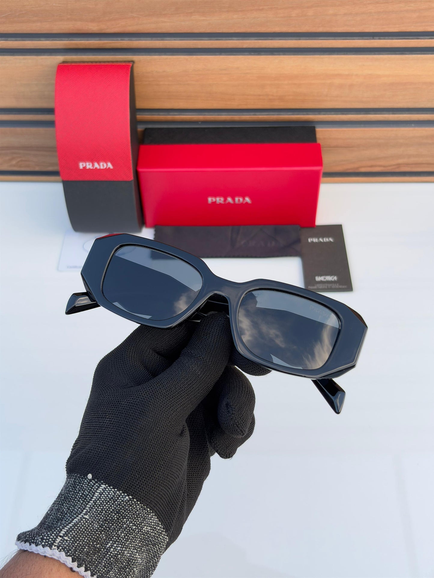 Prada Black (8679) Sunglass With Og Packing