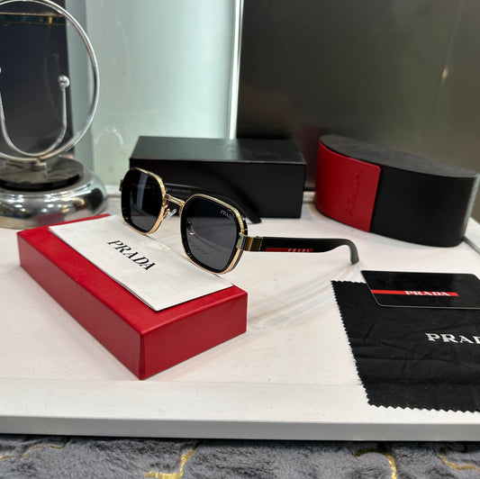 Prada Milano Black Gold Karan Aujla Edition Luxury Shade With Original Packing Store Article