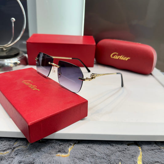 Cartier Black Unique Abhishek Sharma limited Edition Luxury Shade With Original Packing