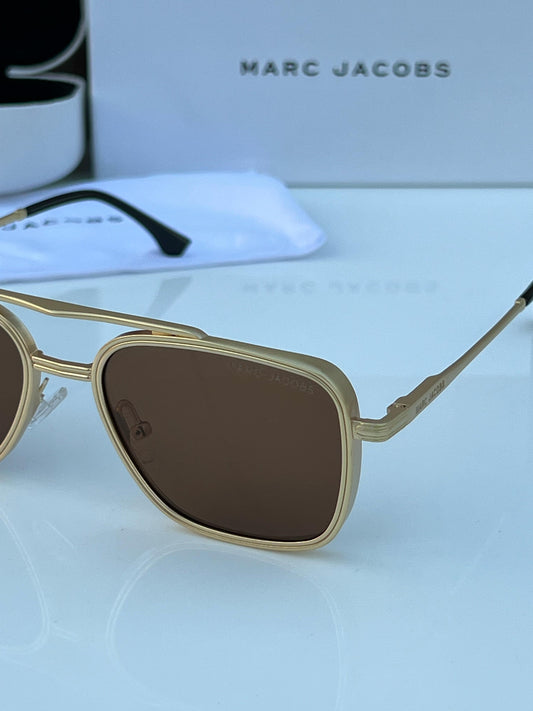 Marc Jacobs Gold Brown (98282) Sunglass With Og Kit And Packing
