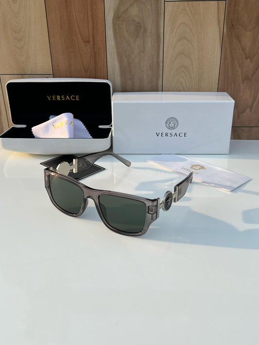 Versace Grey Green (250) Sunglass With Original Packing