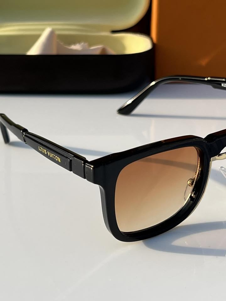 Louis Vuitton Black brown (1008) Sunglass With Original Packing