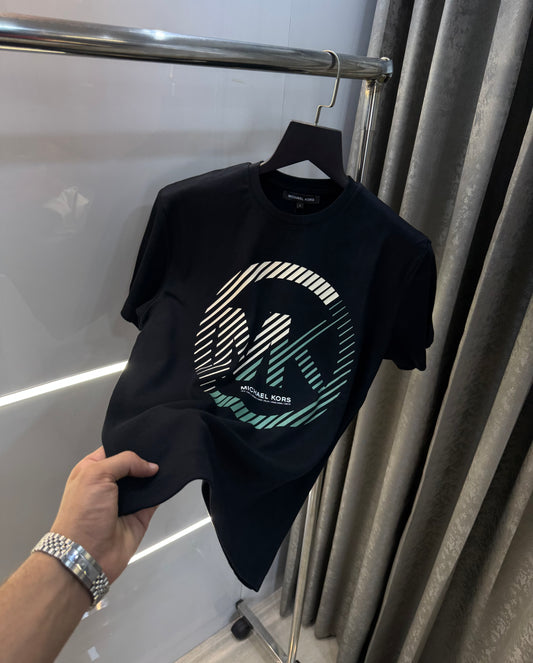 Michael Kors Black Logo Print Premium Smart Fit T-Shirt